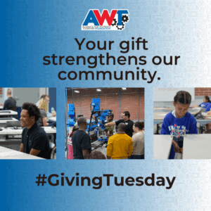 AWT Logo Your gift strengthens our community. #GivingTuesday