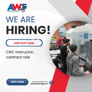AWT Logo We are hiring! CNC Instructor, contract role
