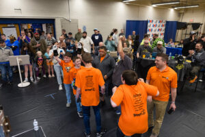 JuniorBots team celebrating 2026